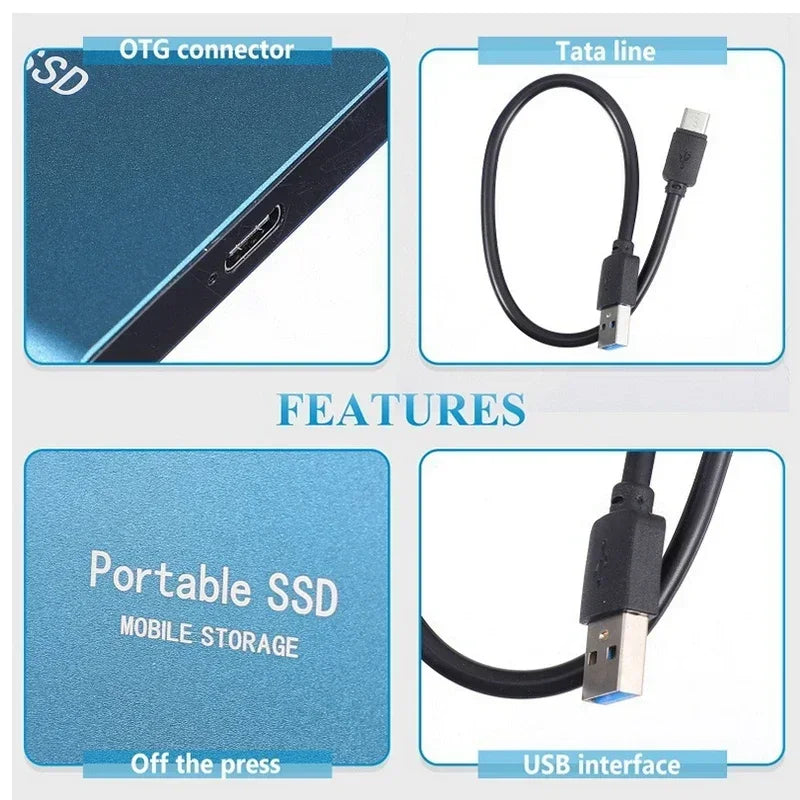 TechMaster SSD | Superszybka zewnętrzna pamięć 256 GB USB-C 4