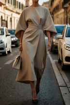 Wendy Sukienka | Rękawy Latarnie, Elegancka 2