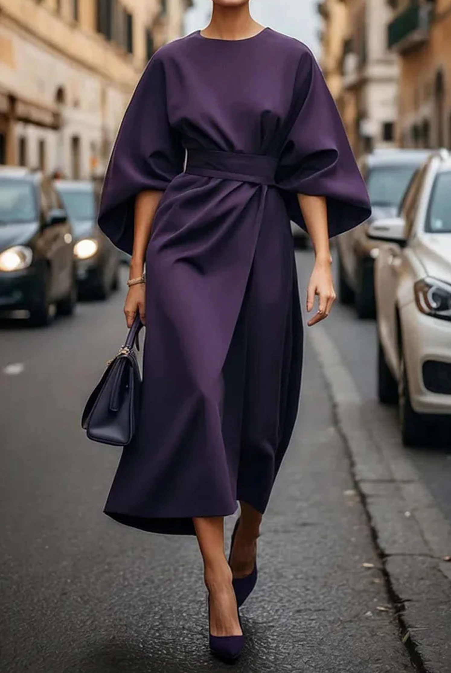 Wendy Sukienka | Rękawy Latarnie, Elegancka 6