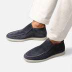 Zamszowe Buty Męskie | Miękka Cholewka, Casual Elegancja 1